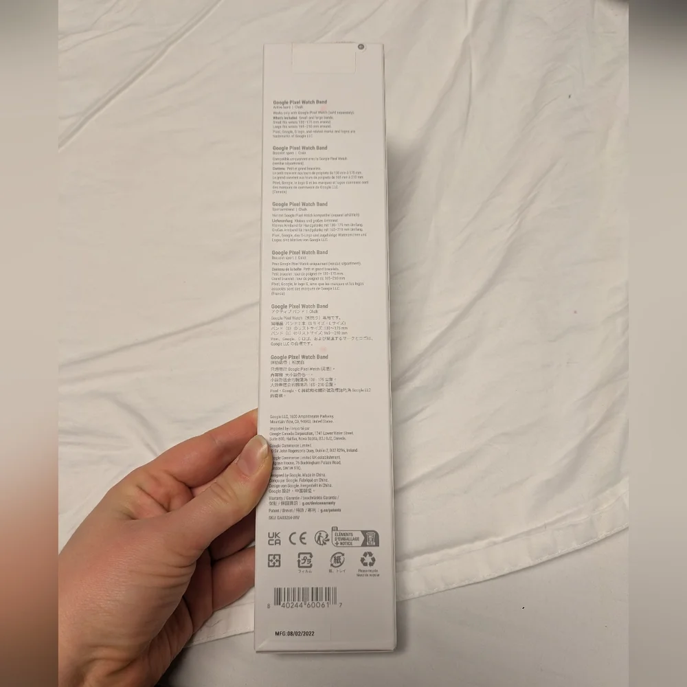 Google Pixel Watch Active Band Porcelain Cream